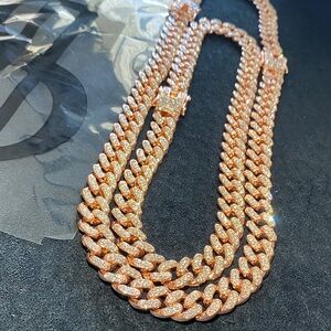 Elegant Rose Gold Chain Necklace 18” 26”
